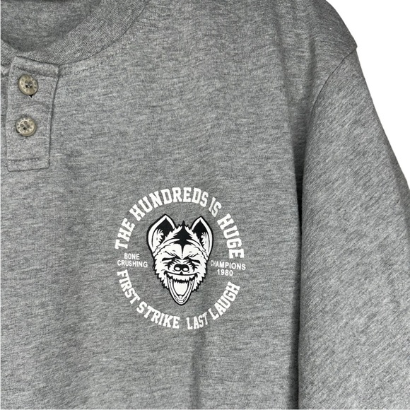 The Hundreds Graphic Gray Short Sleeve T Shirt Large - Picture 3 of 8